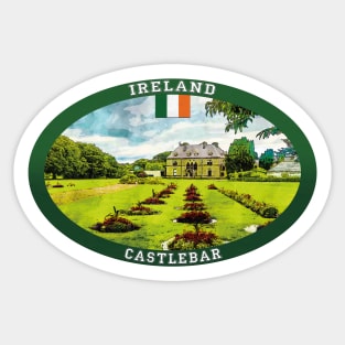 Castlebar Ireland Travel Sticker